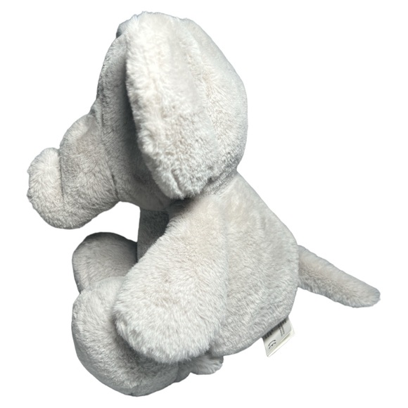 Kellytoy Gray Elephant Plush Rattle Stuffed Animal Toy Crinkle Ears 13" Baby - Picture 2 of 6